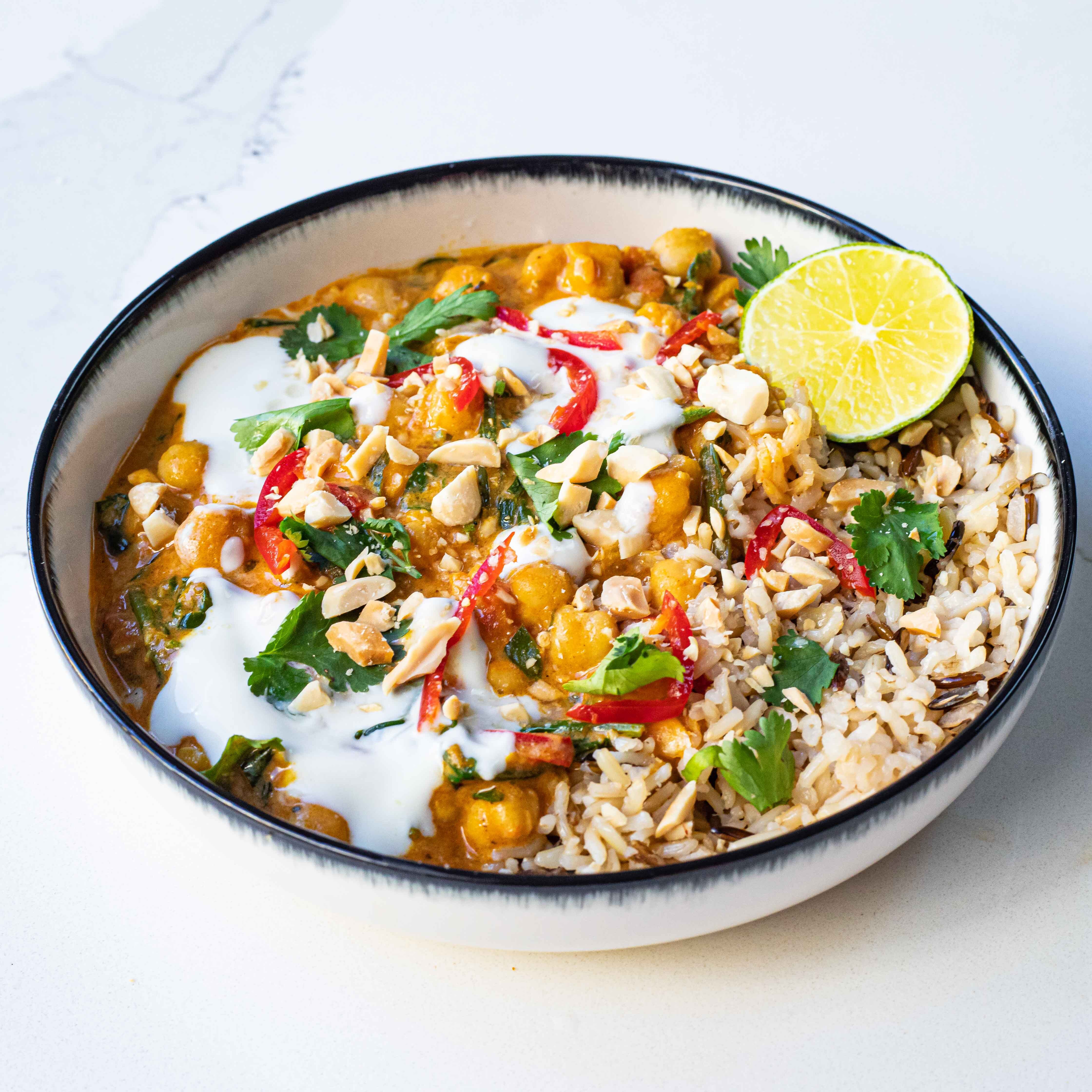 Chickpea Peanut Butter Curry