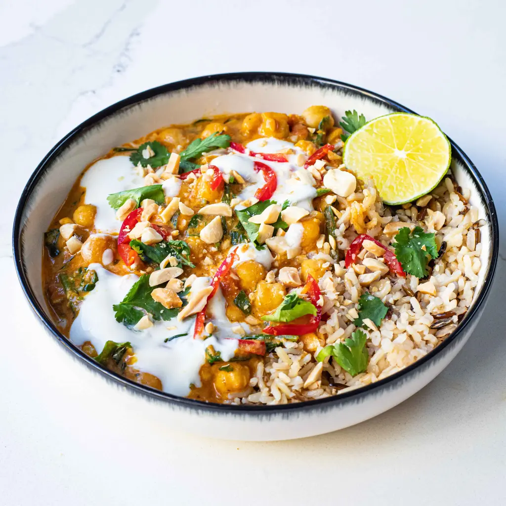 Chickpea Peanut Butter Curry