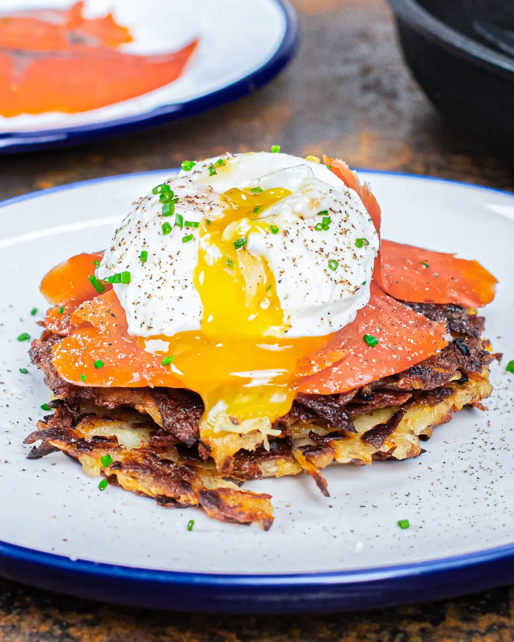 Alaska Smoked Salmon Rösti