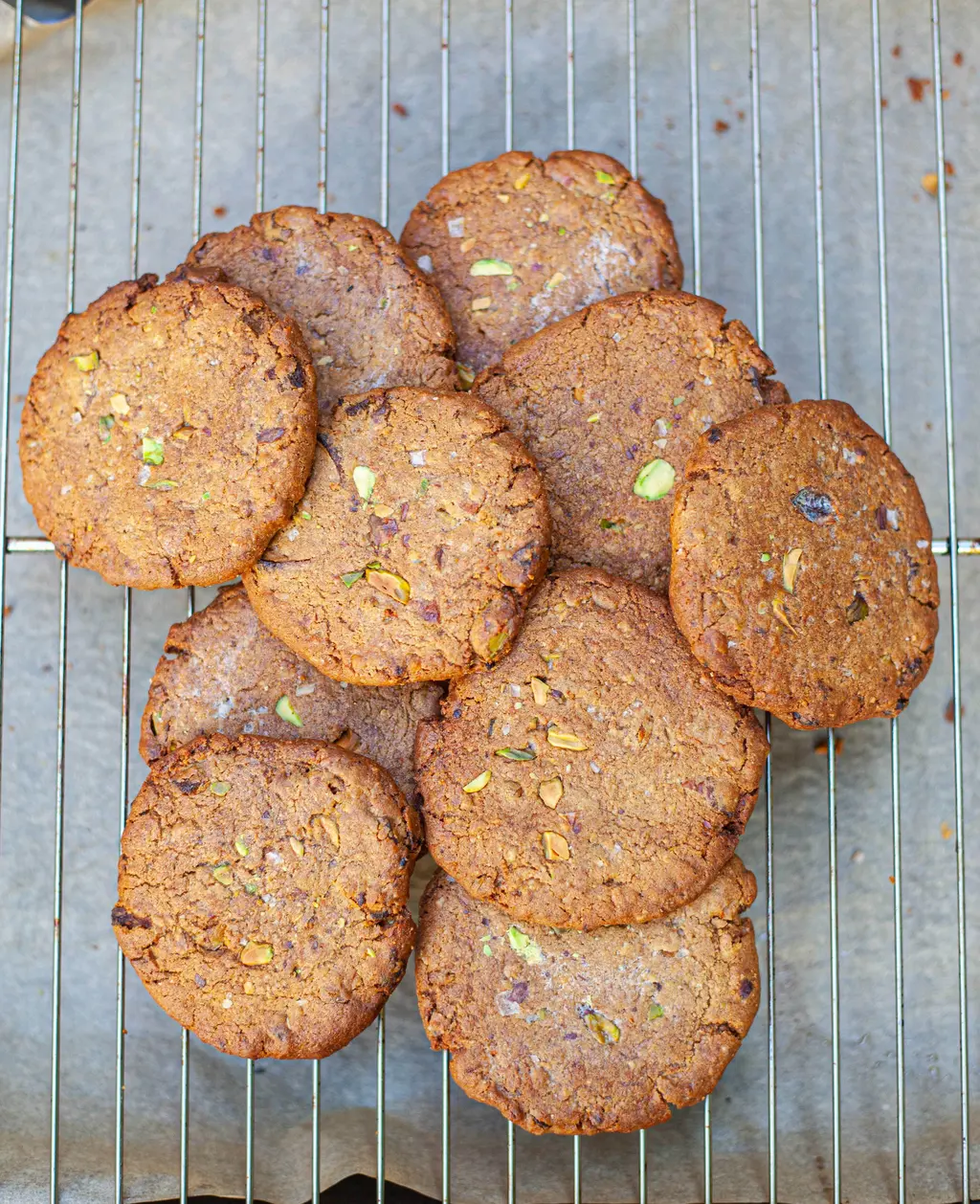 Apricot and Pistachio Spiced Cookies