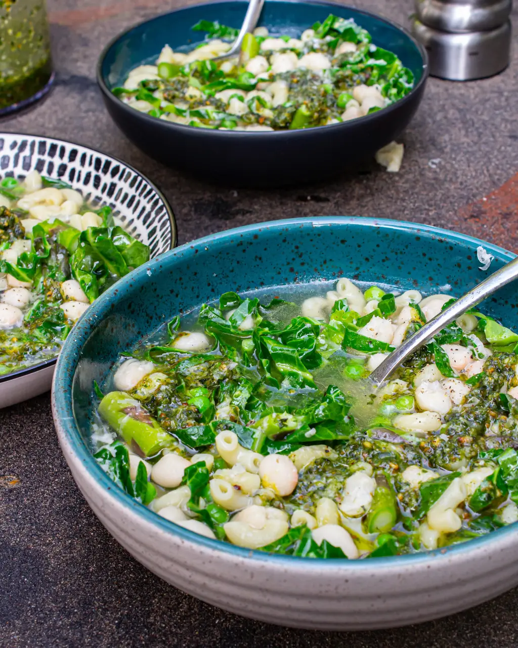 Asparagus and Pea Minestrone