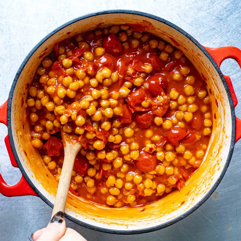 Spicy Harissa Chickpeas