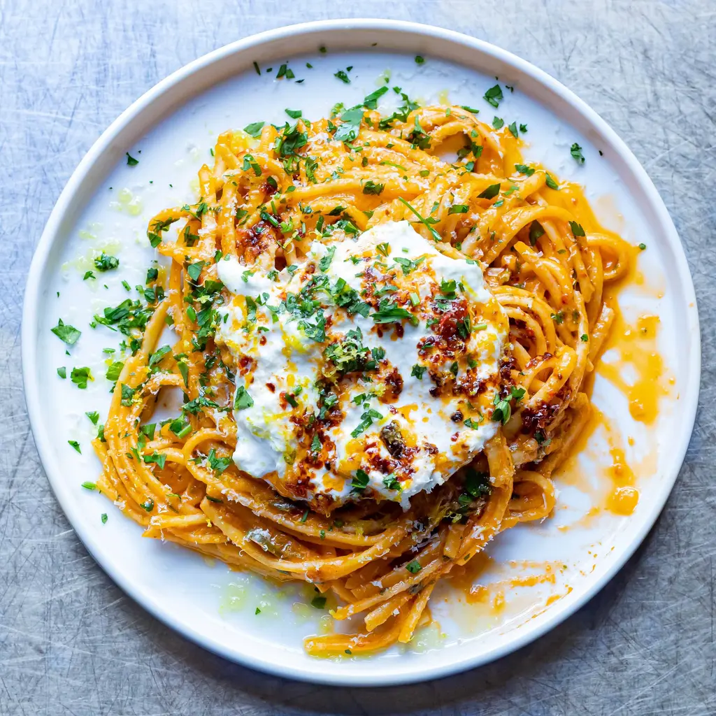 Buttery Three-Chilli Linguine
