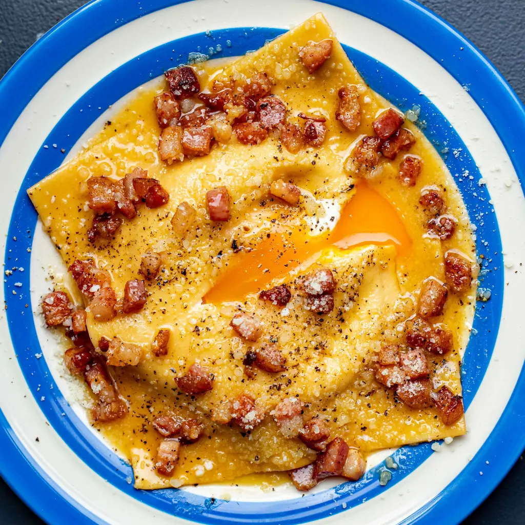 Carbonara Ravioli