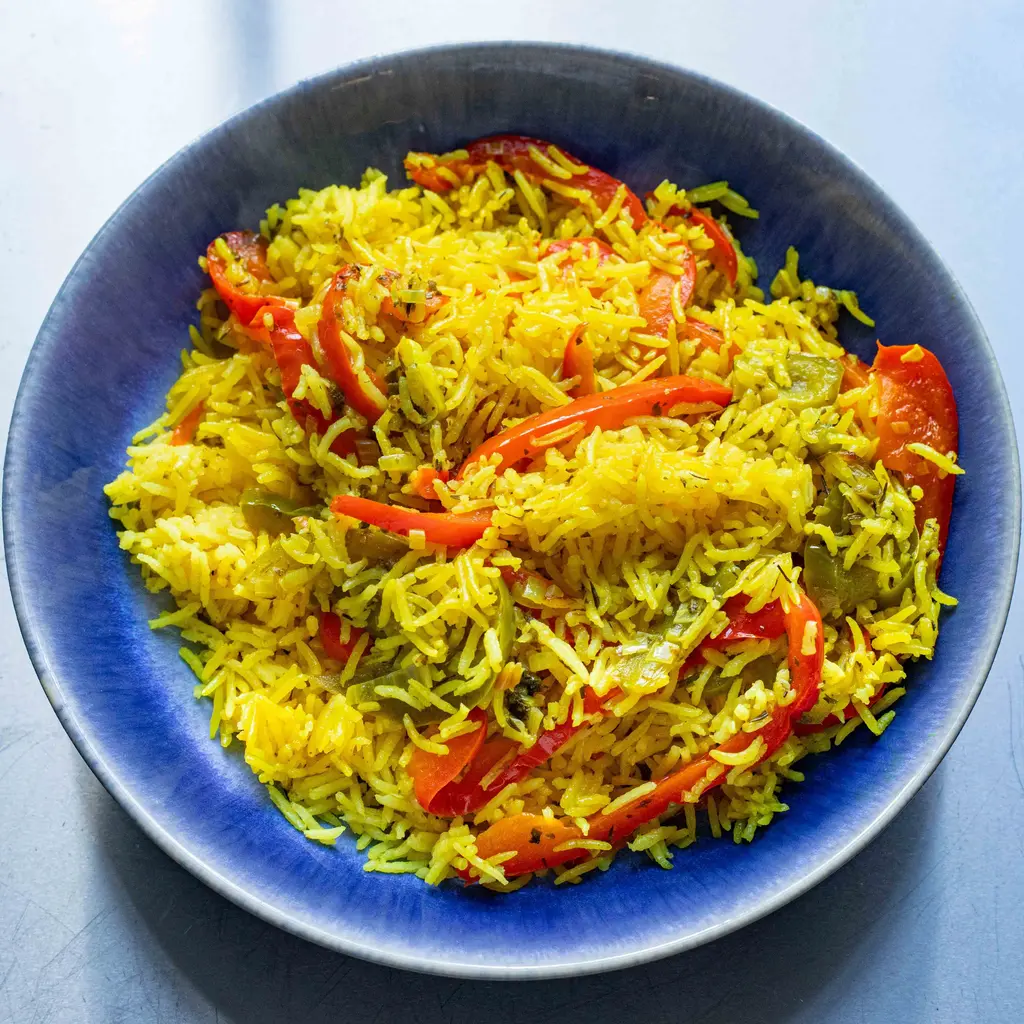 Caribbean Coconut Turmeric Rice