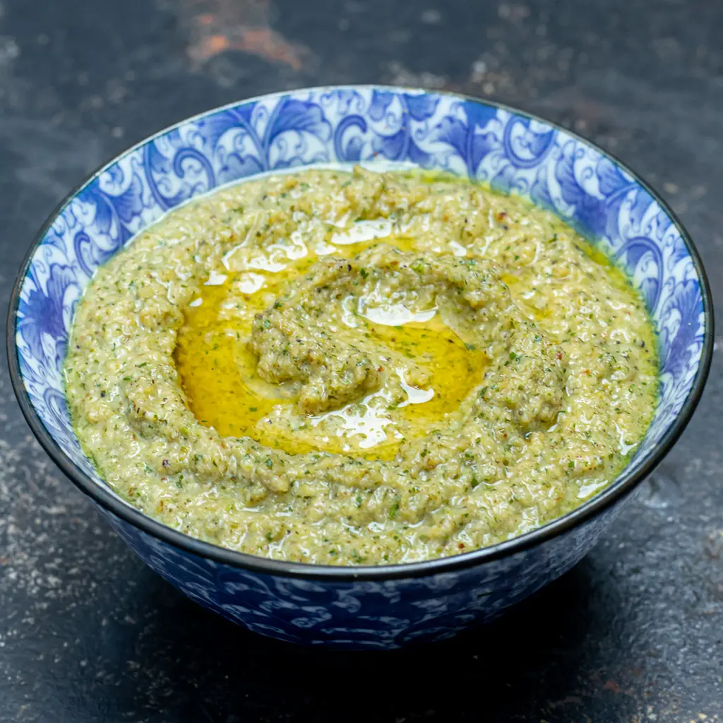 Cauliflower Leaf Pesto