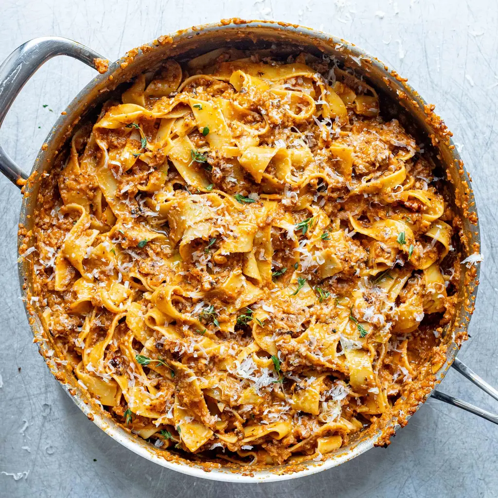 Cauliflower, Mushroom & Walnut Bolognese