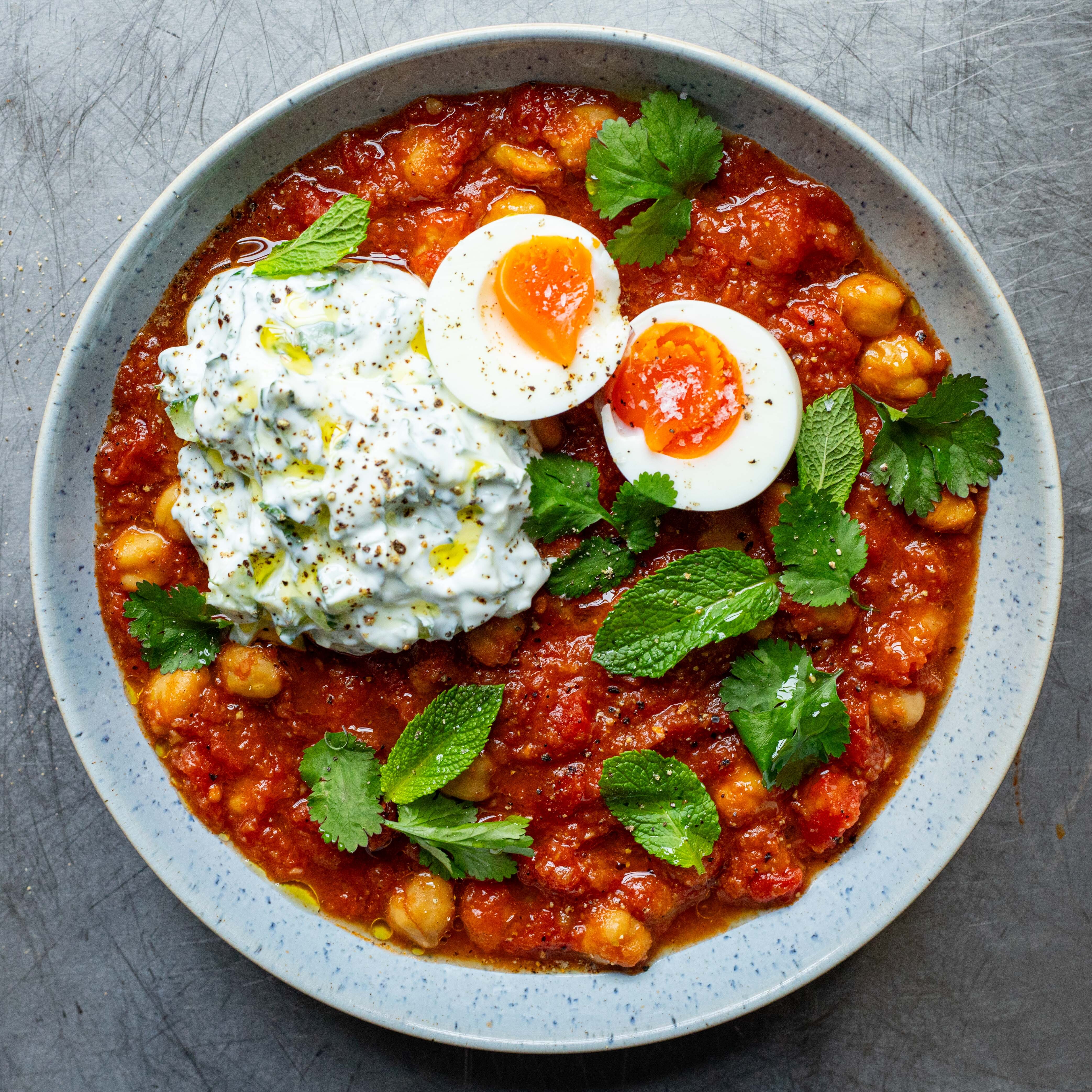 Chana Masala with Raita