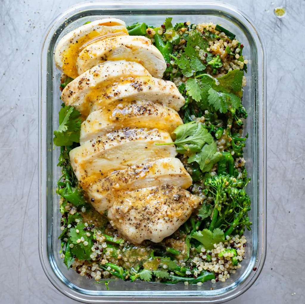 Healthy Chicken & Broccoli Chopped Salad
