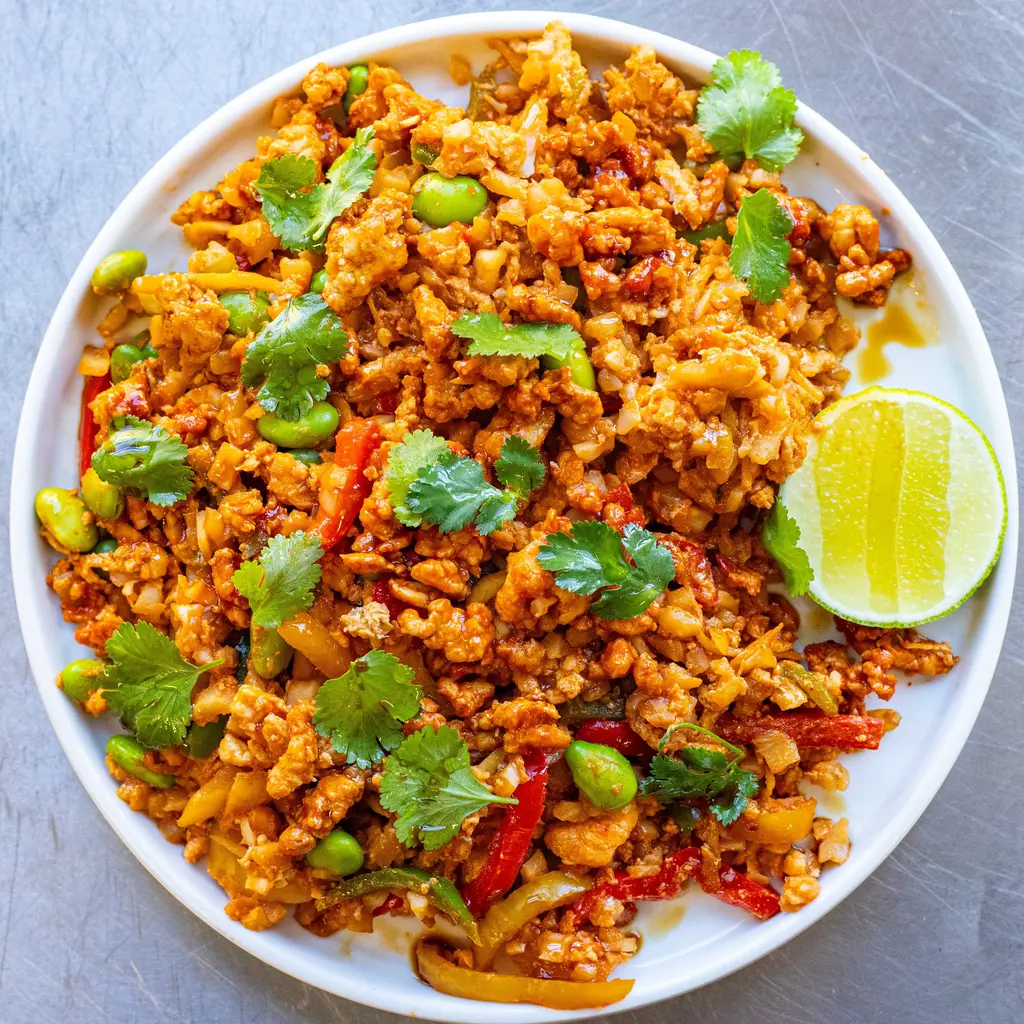 Chicken & Cauliflower Fried Rice Bowl