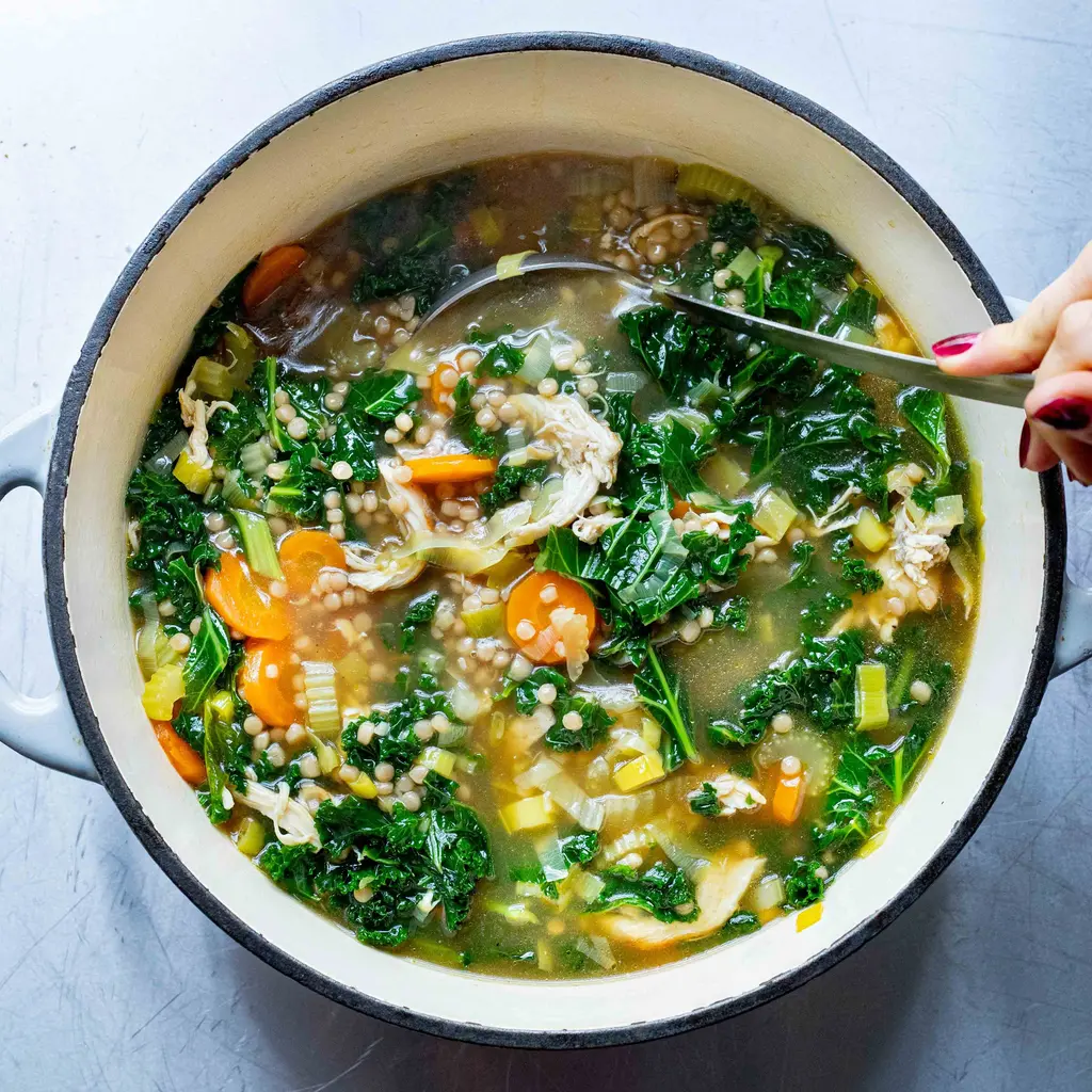 Chicken & Giant Couscous Soup