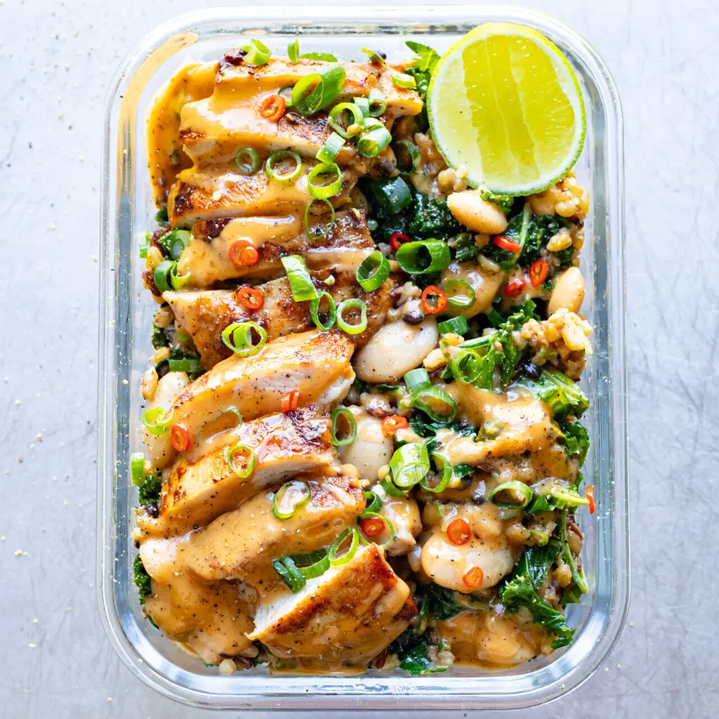 Chicken Satay Grain Bowl