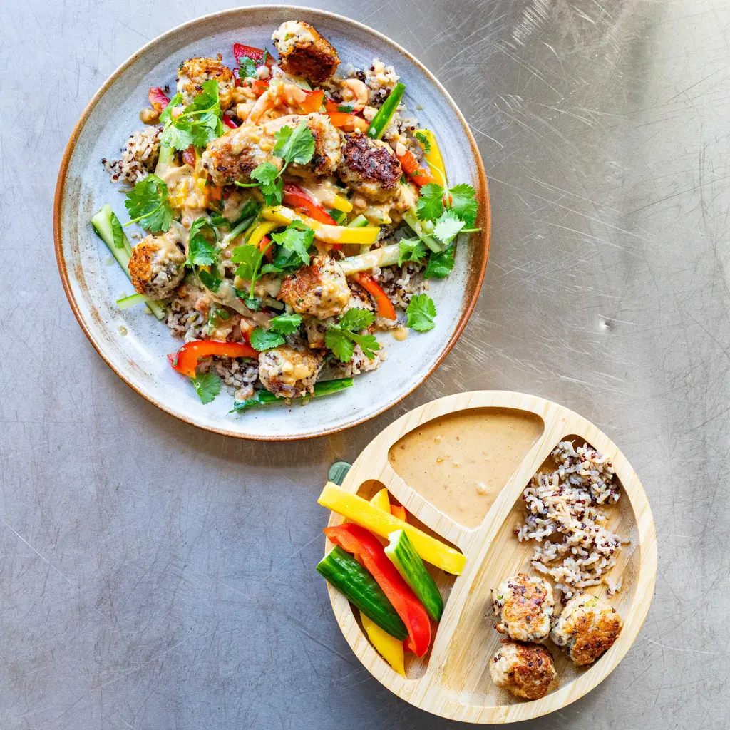 Chicken Satay Meatballs