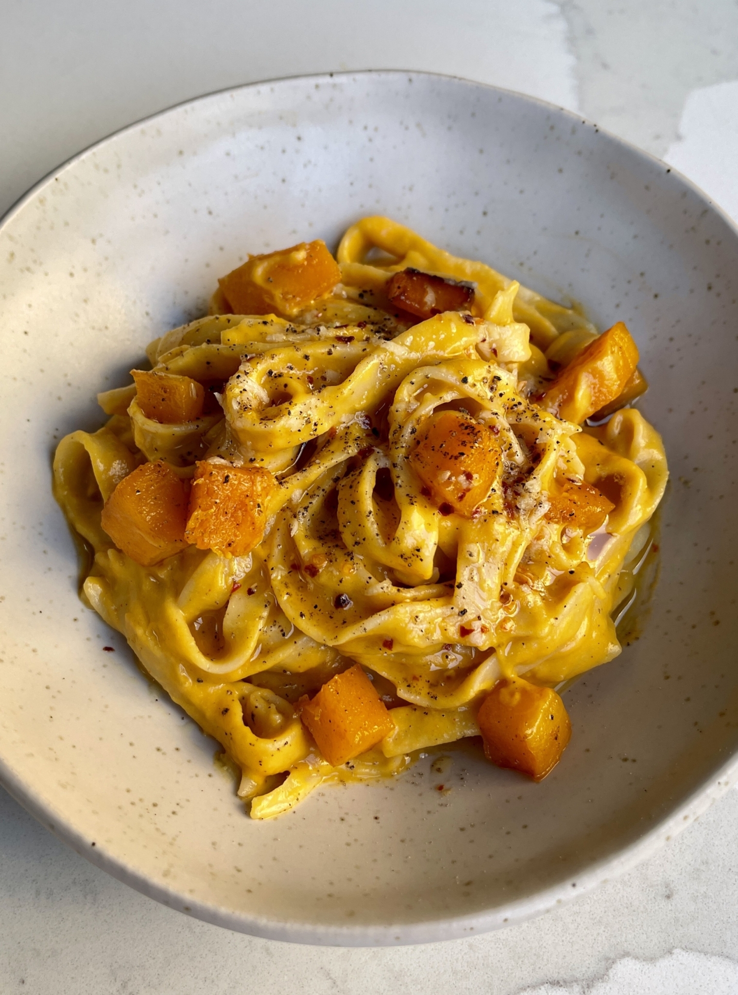 Creamy Butternut Squash Pasta Sauce With Sage Butter