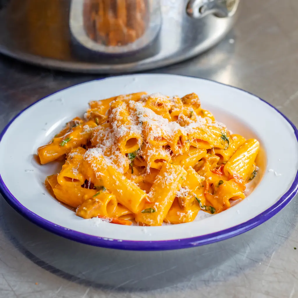 Creamy Chorizo & Mascarpone Rigatoni