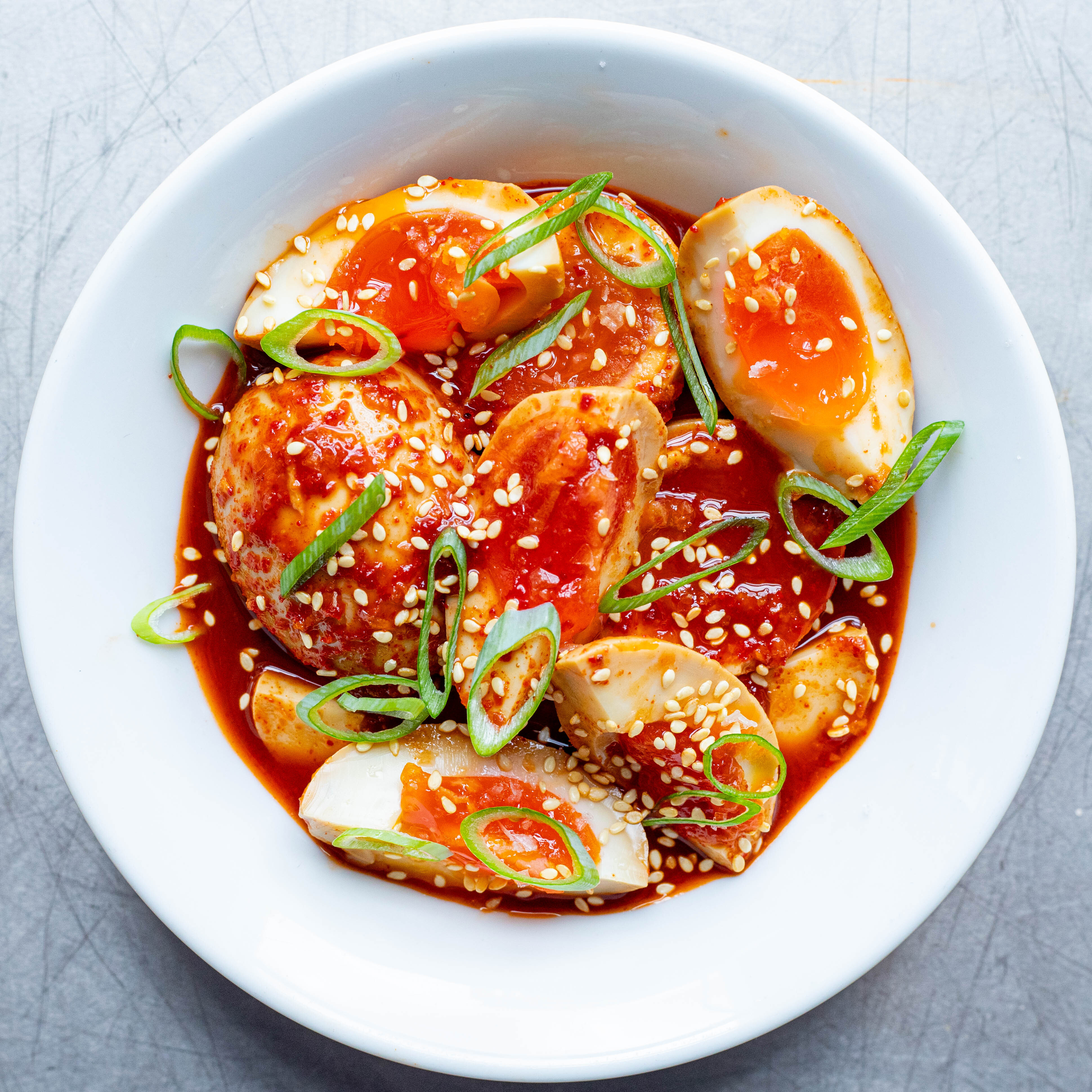 Gochujang Marinated Eggs