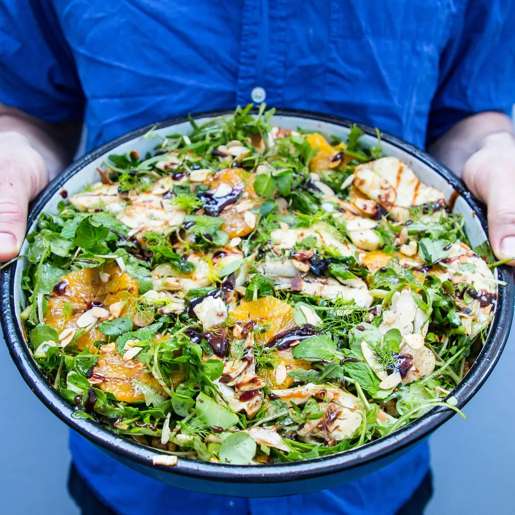 Halloumi & Orange Salad