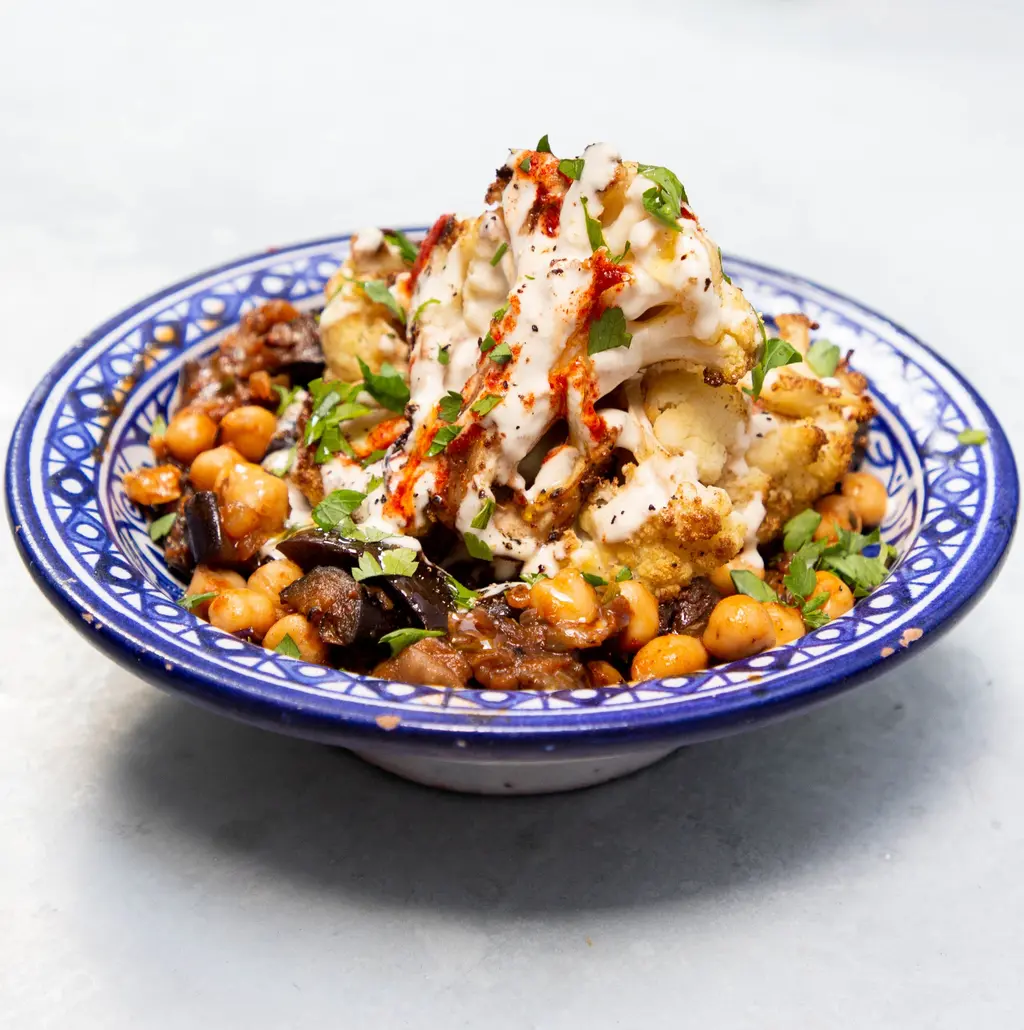 Harissa Tahini Cauliflower