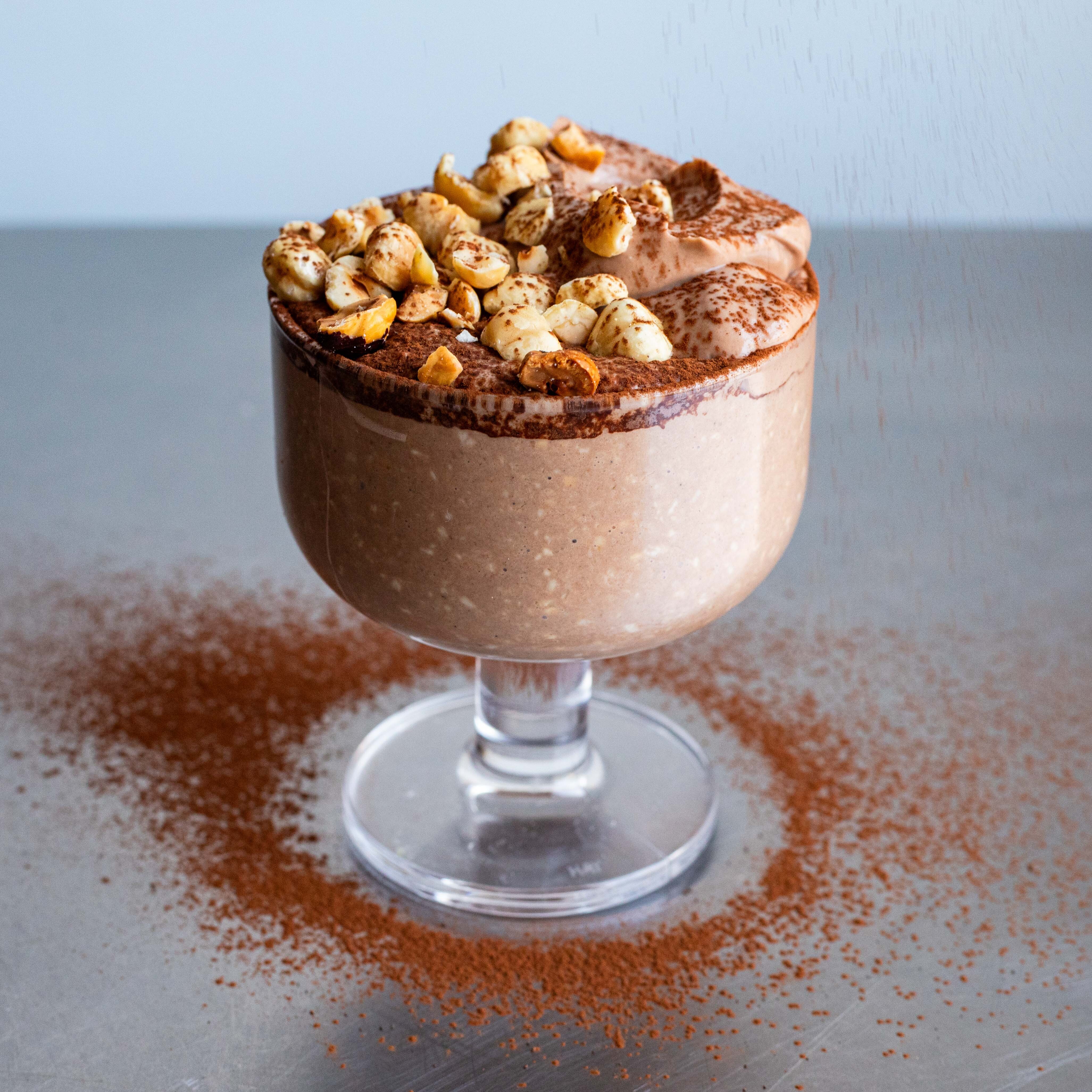 Hazelnut Mocha Overnight Oats