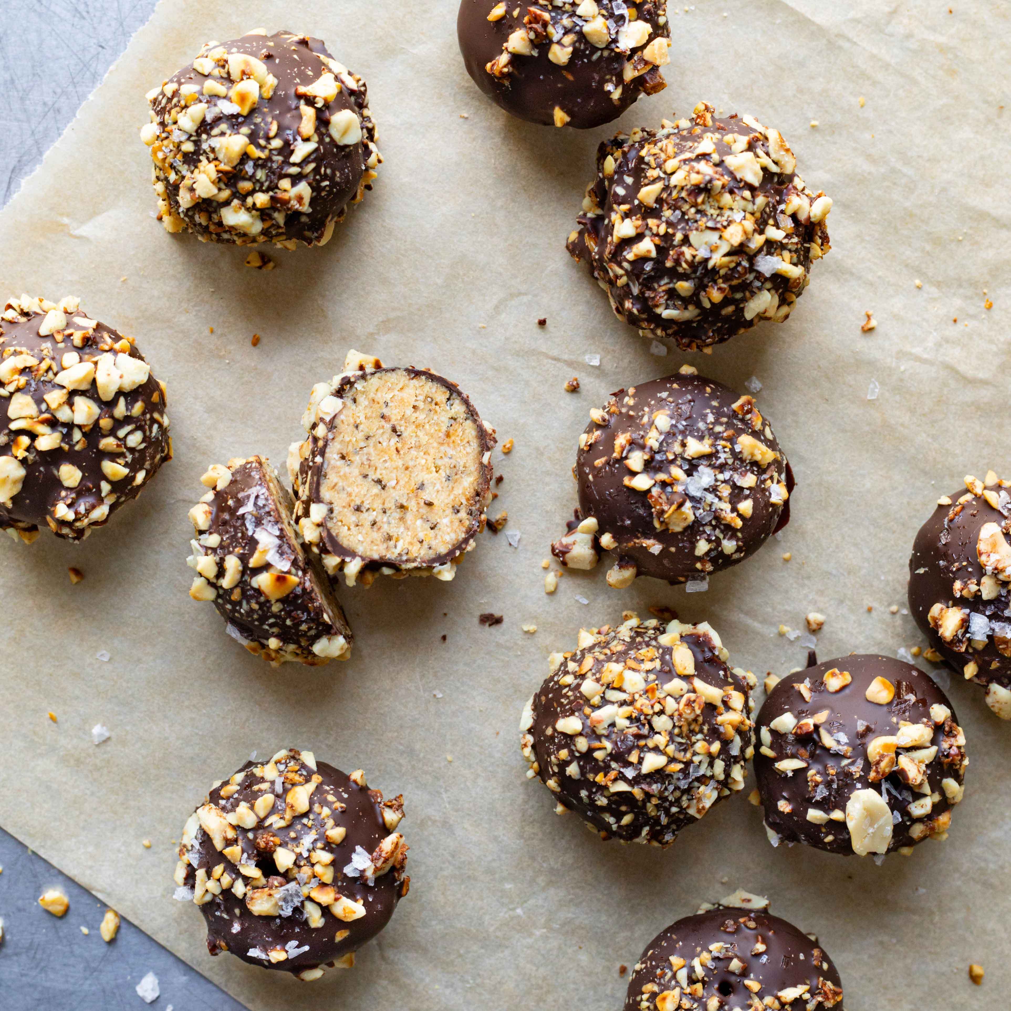 Healthy Snickers Balls