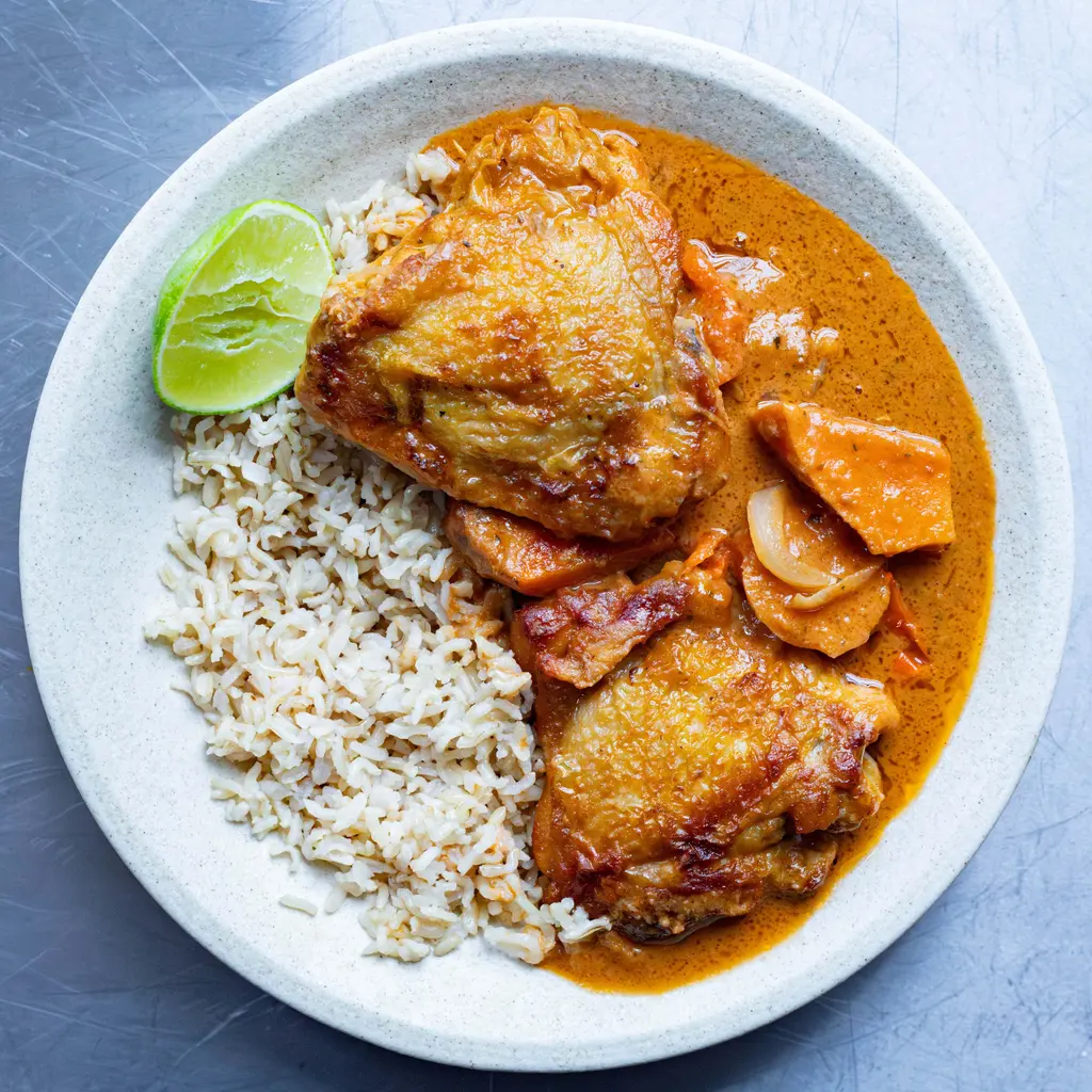 Hearty Chicken & Sweet Potato Traybake