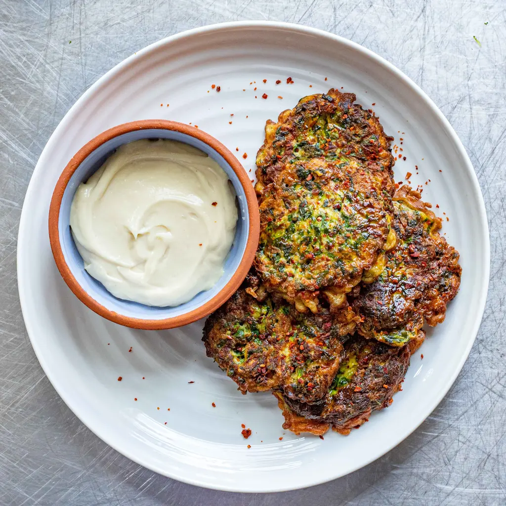 Herby Courgette Fritters