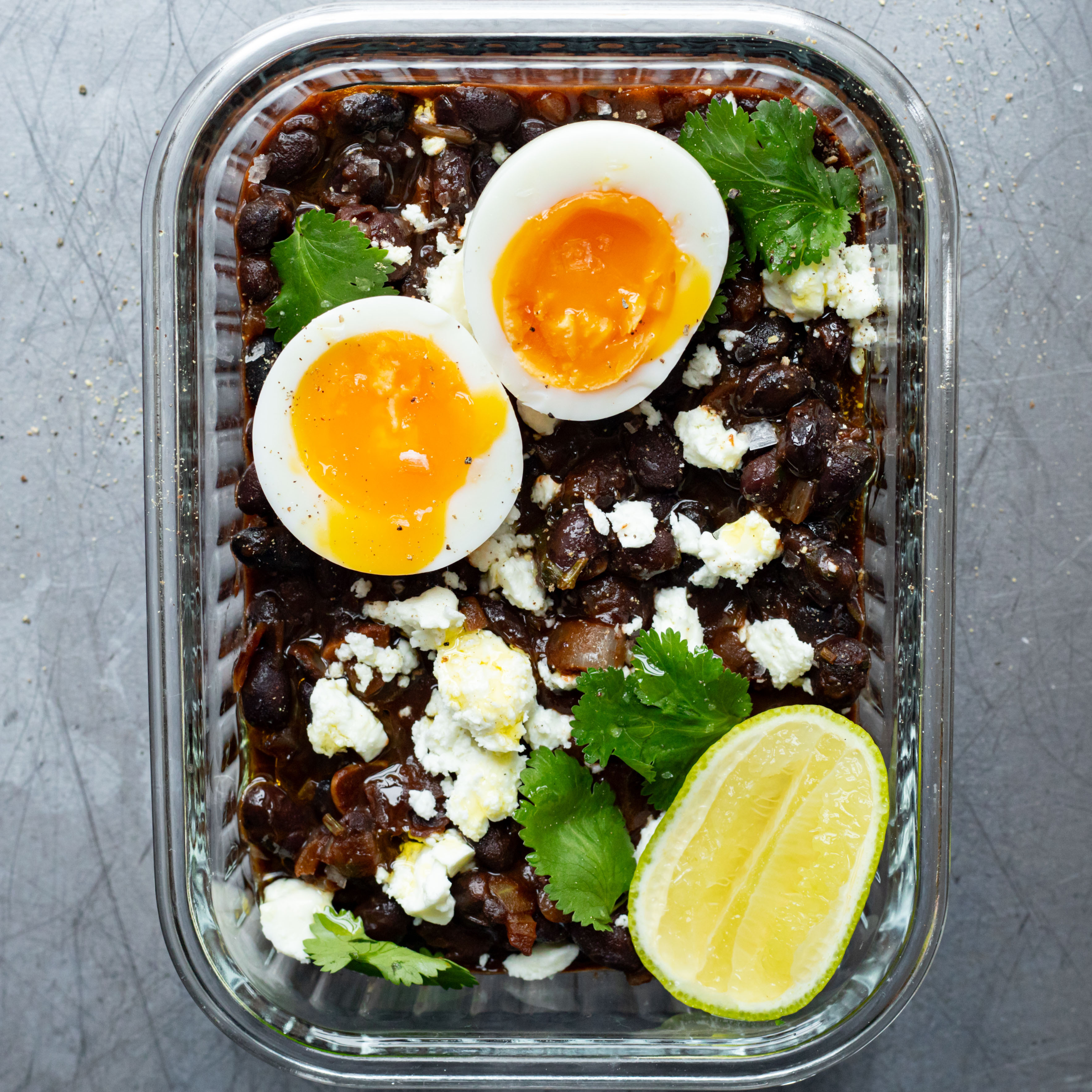 High-Protein Breakfast Beans & Eggs