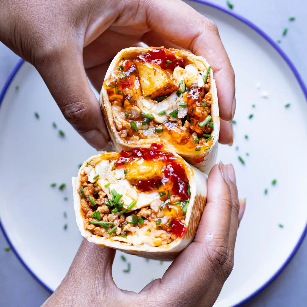 High-Protein Breakfast Burritos