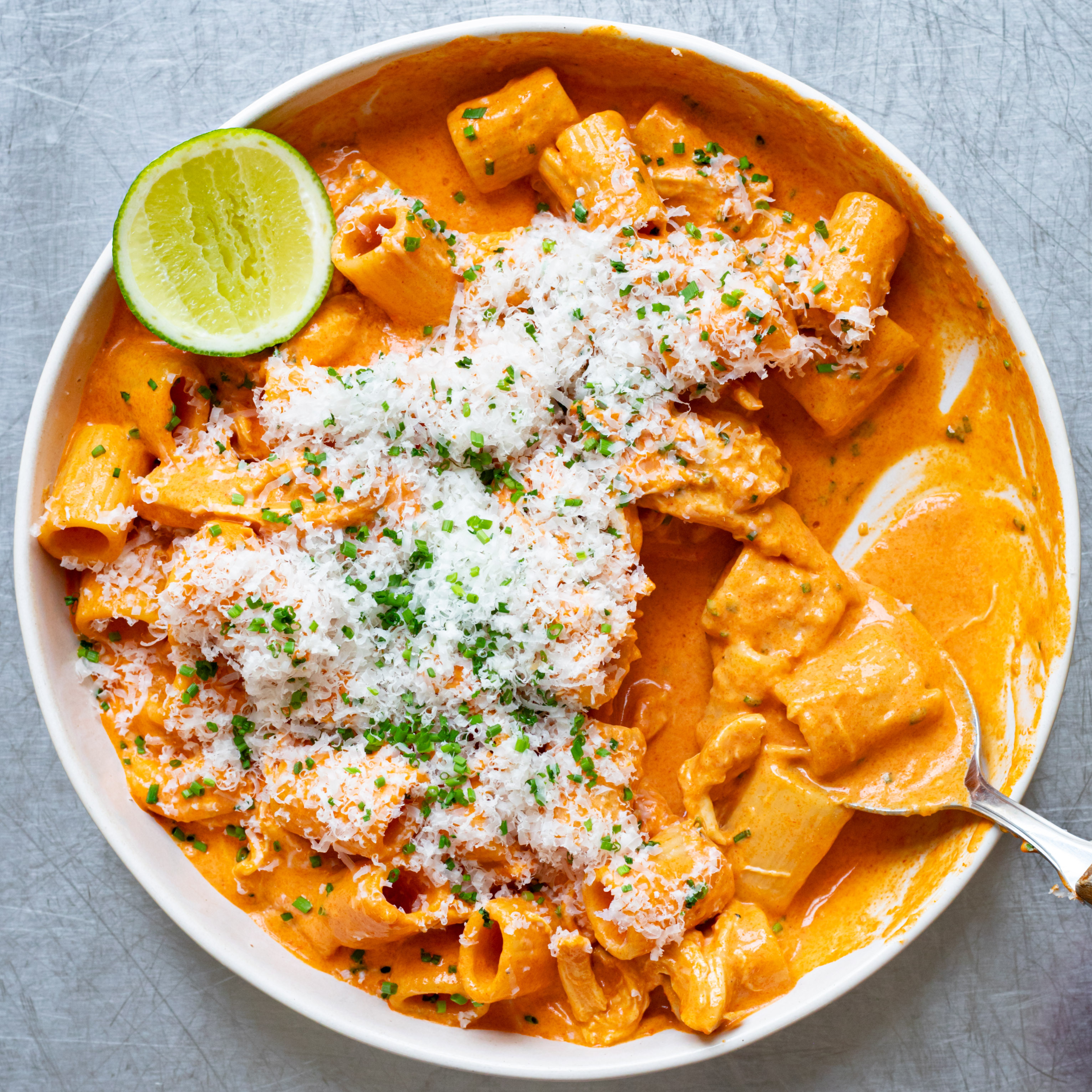 Honey Gochujang Chicken Rigatoni