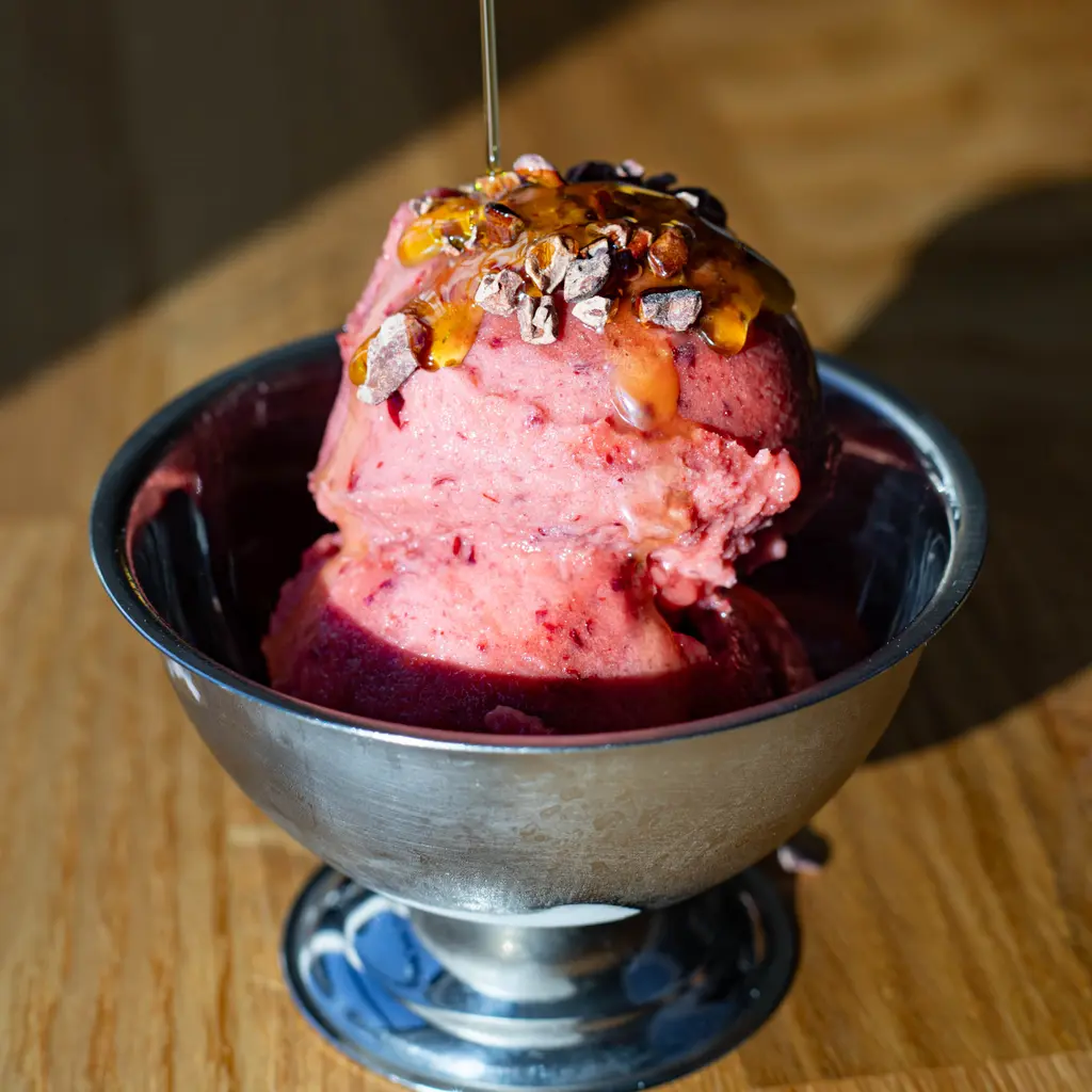 Kefir Cherry Ice Cream