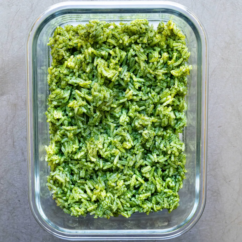 Spinach and Garlic Rice