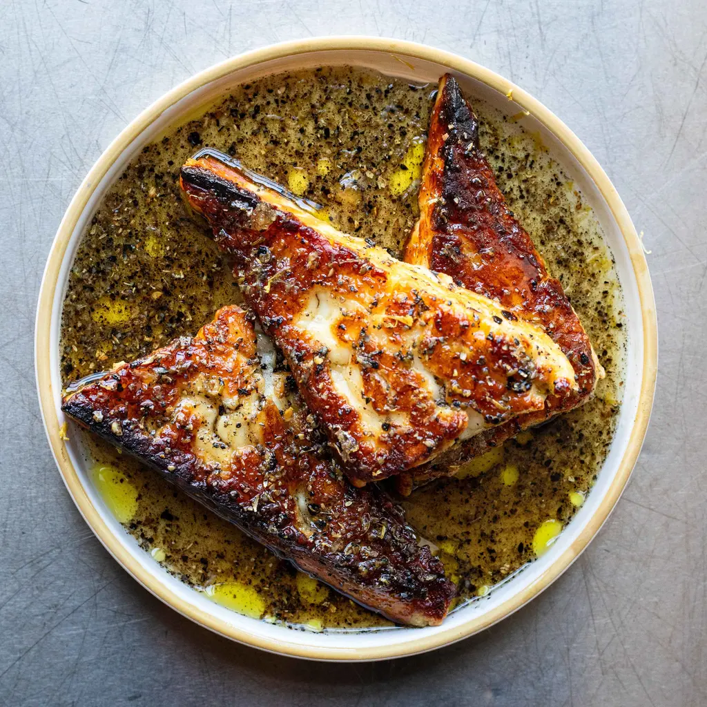 Sticky Nigella Halloumi