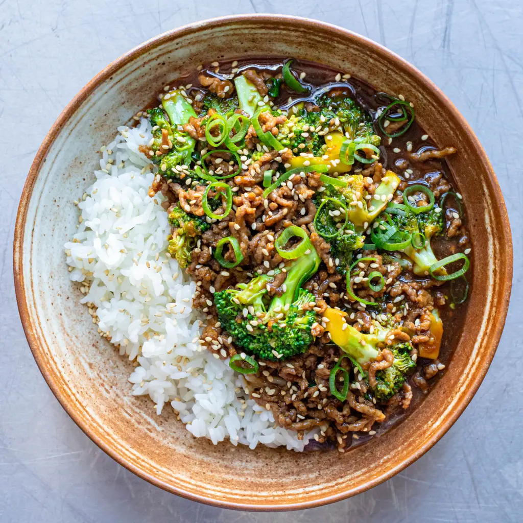 Minced Beef & Broccoli Stir Fry