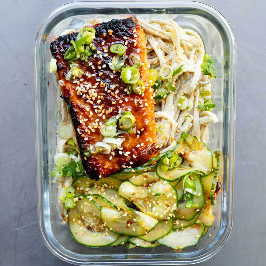 Miso Salmon & Noodles
