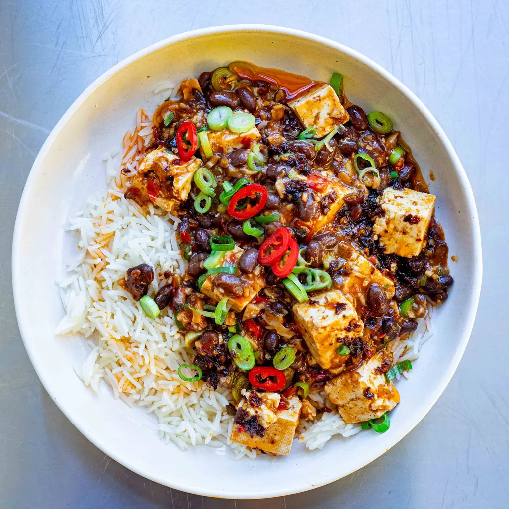 Mushroom Mapo-ish Tofu
