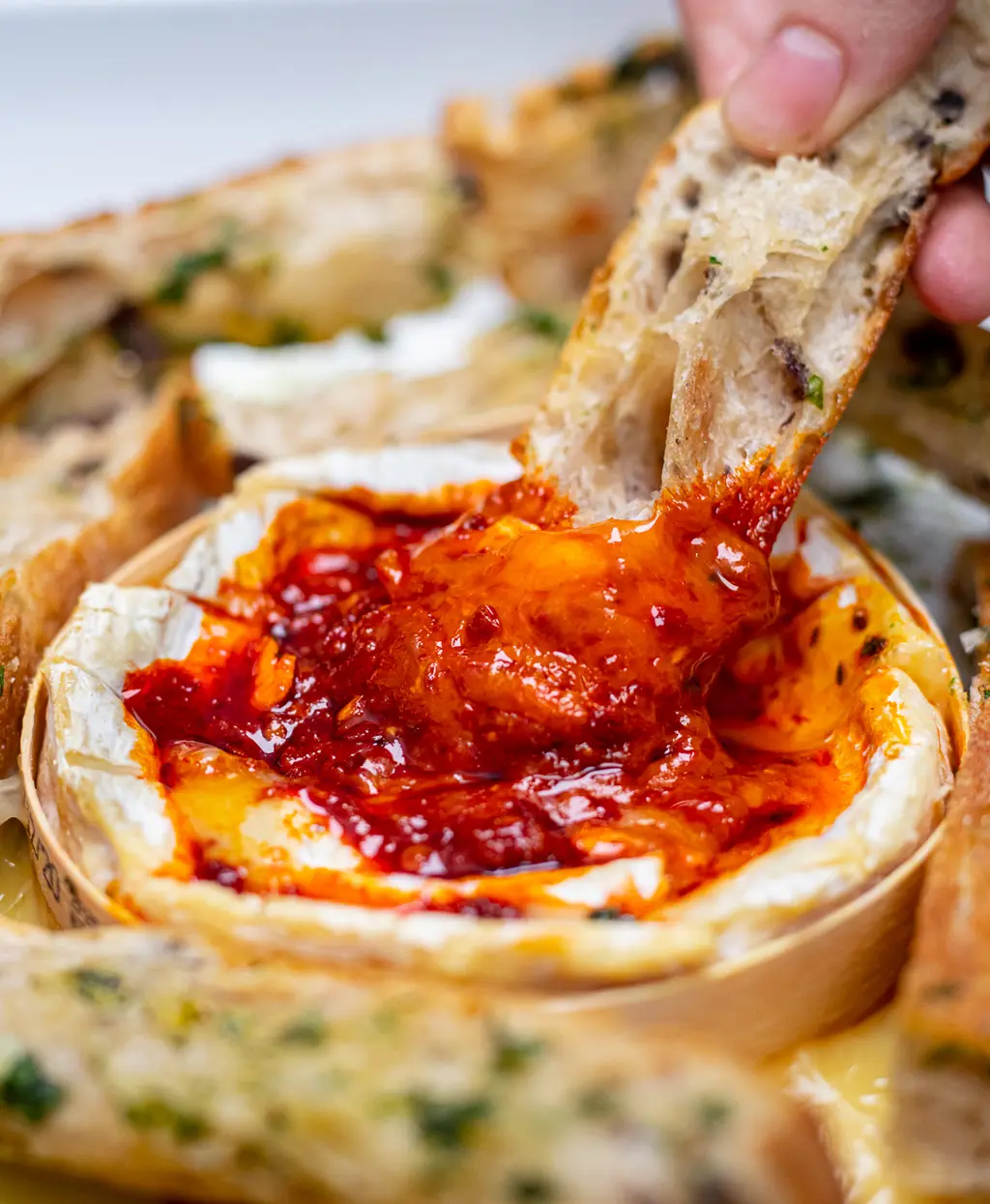 'Nduja Baked Camembert