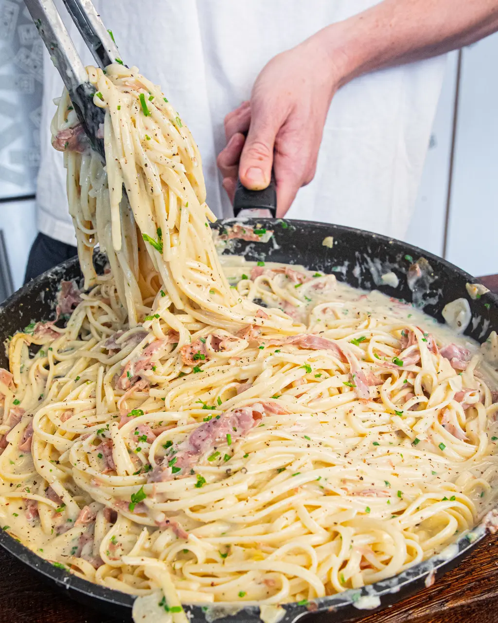 Parma Ham Carbonara