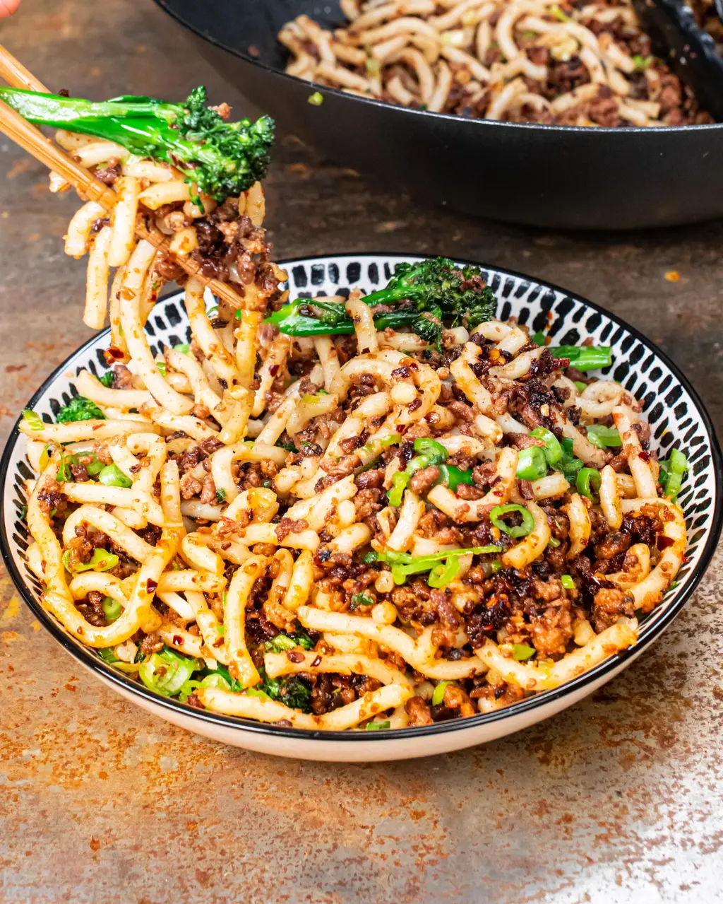 Plant-Based Mince & Peanut Butter Udon