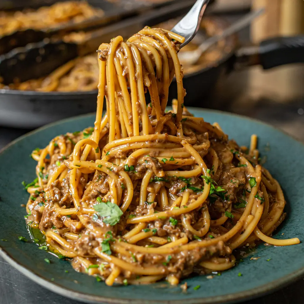 Porcini Mushroom Spaghetti