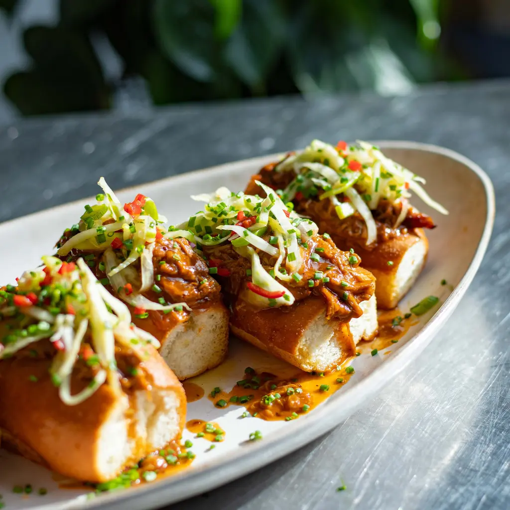 Cider Pulled Pork Sliders