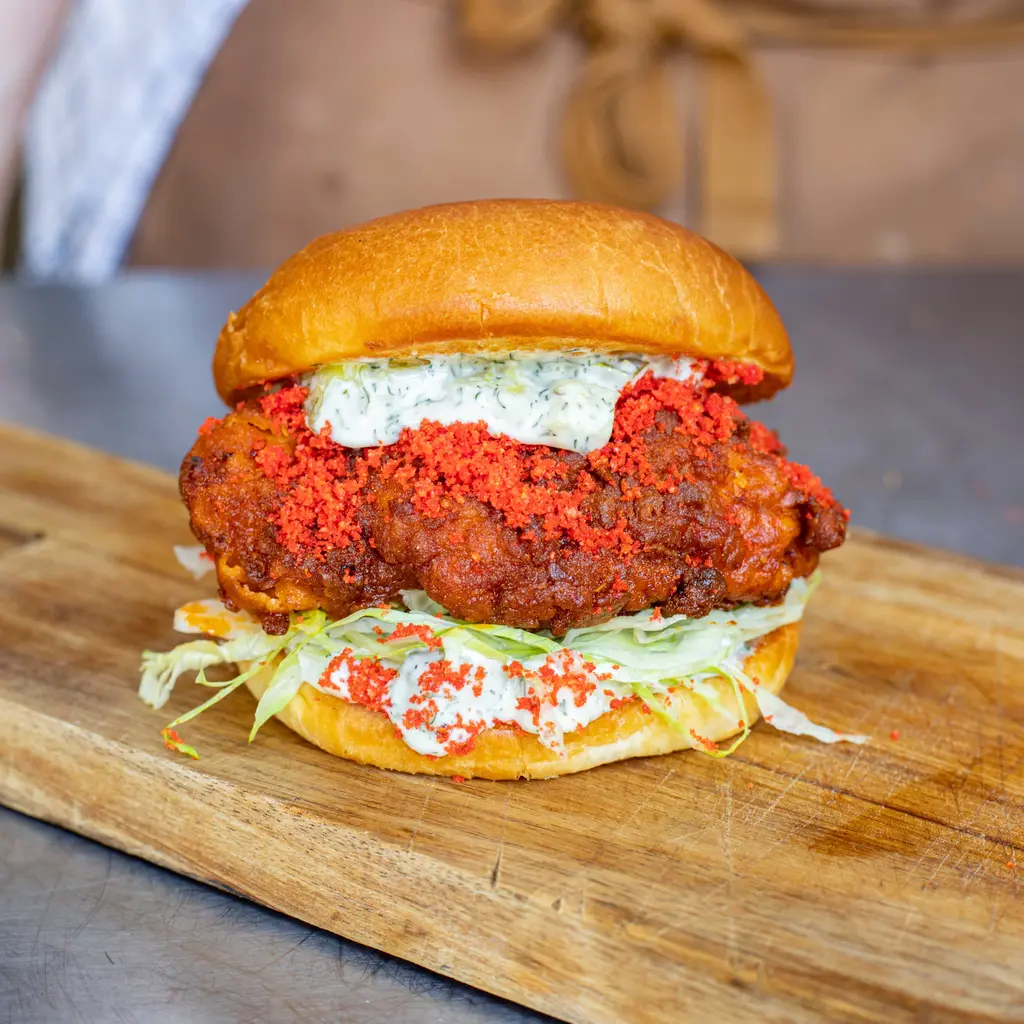 Red Hot Chicken Burger