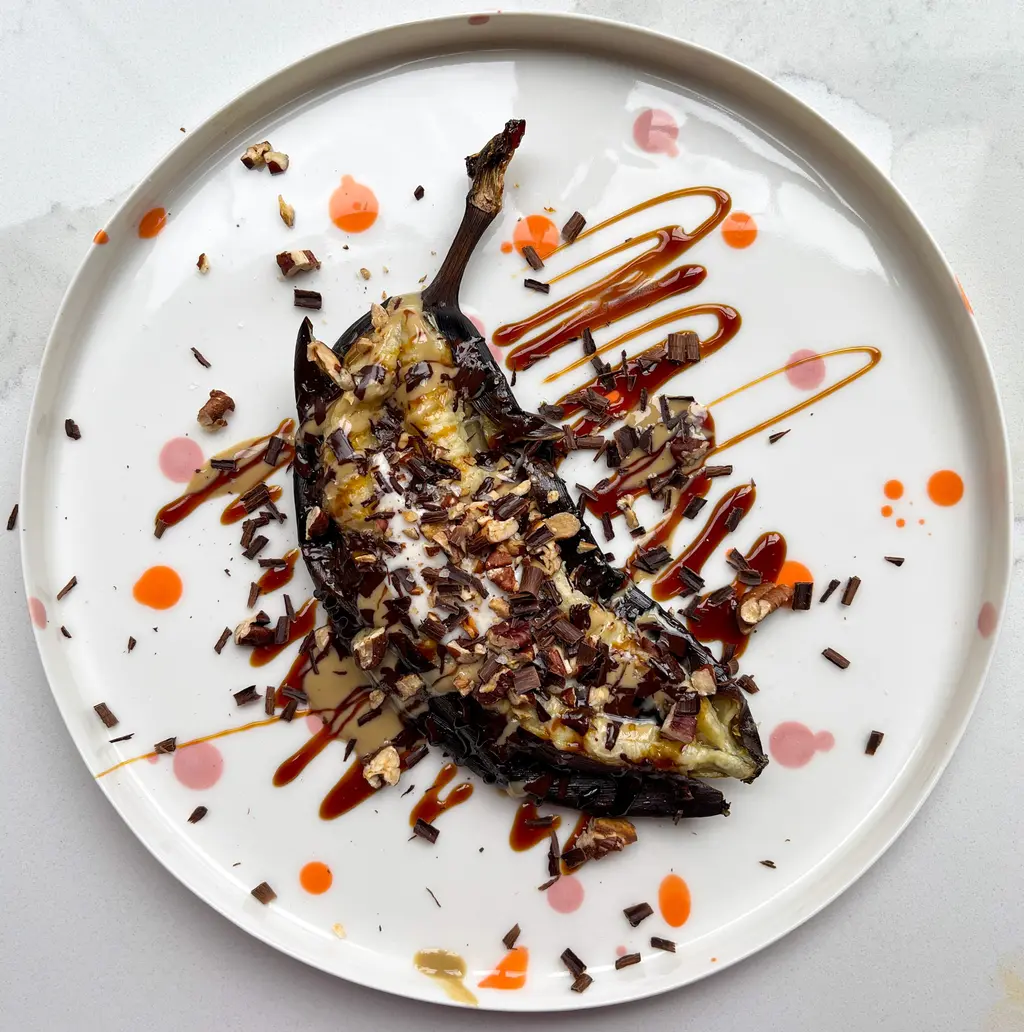 Roasted Banana Split