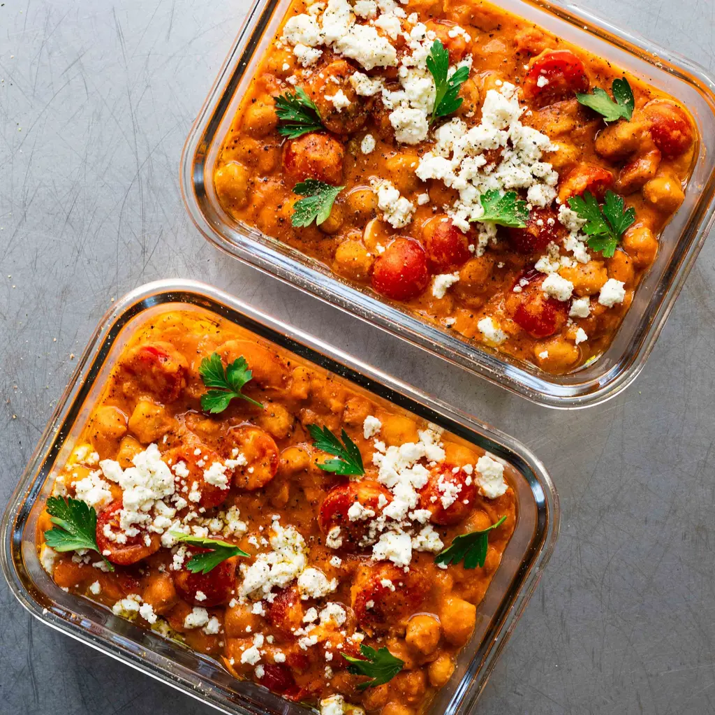 Romesco Chickpeas