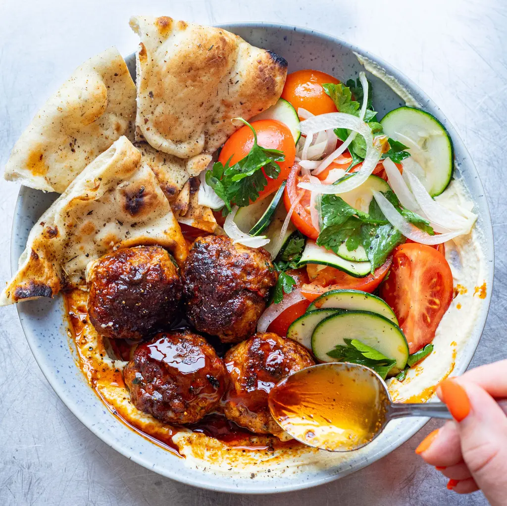 Smoky Chicken Kofta Bowl