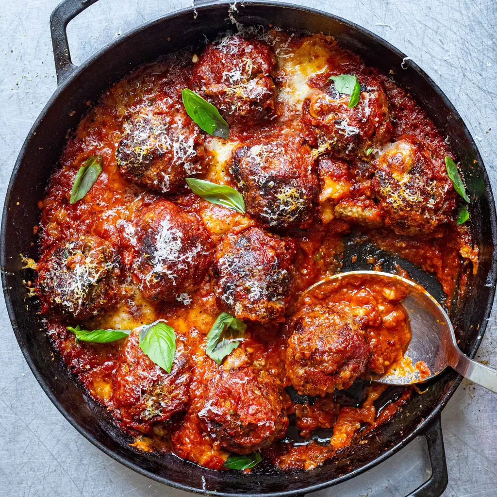 Spicy Baked Meatballs