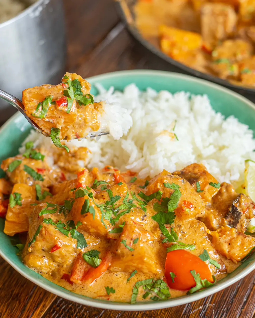 Squash and Tofu Red Curry