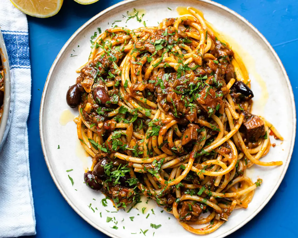 Squid Ragù Bucatini