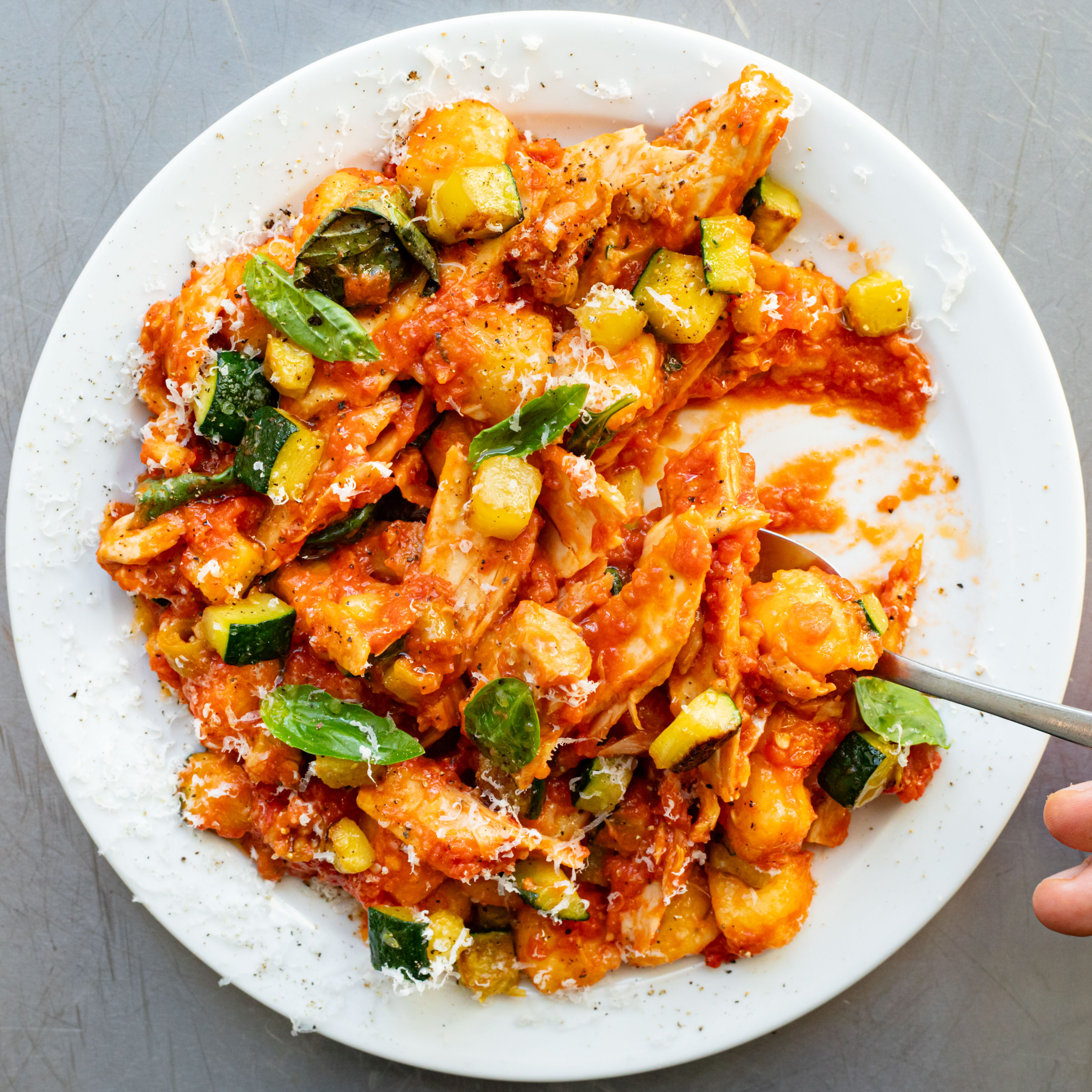 Tuna, Tomato & Courgette Gnocchi