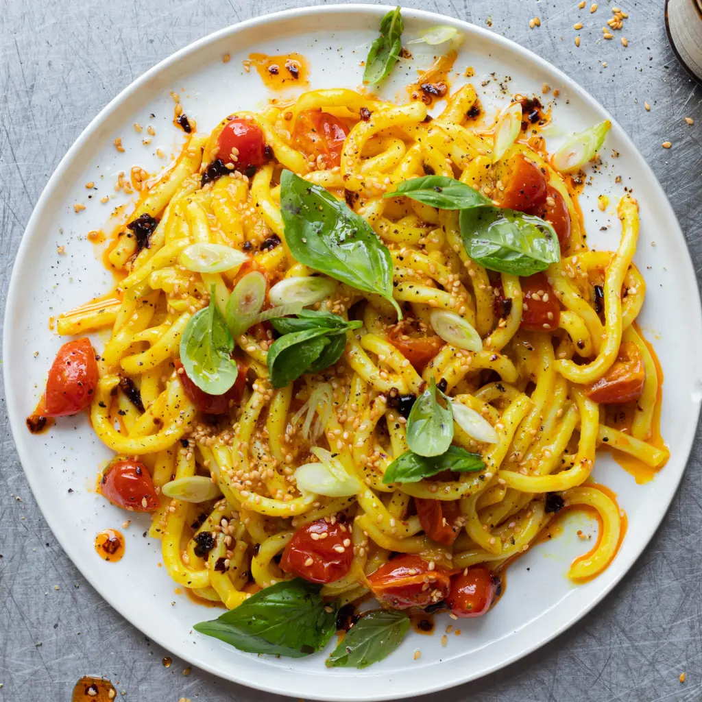 Turmeric Tomato Noodles