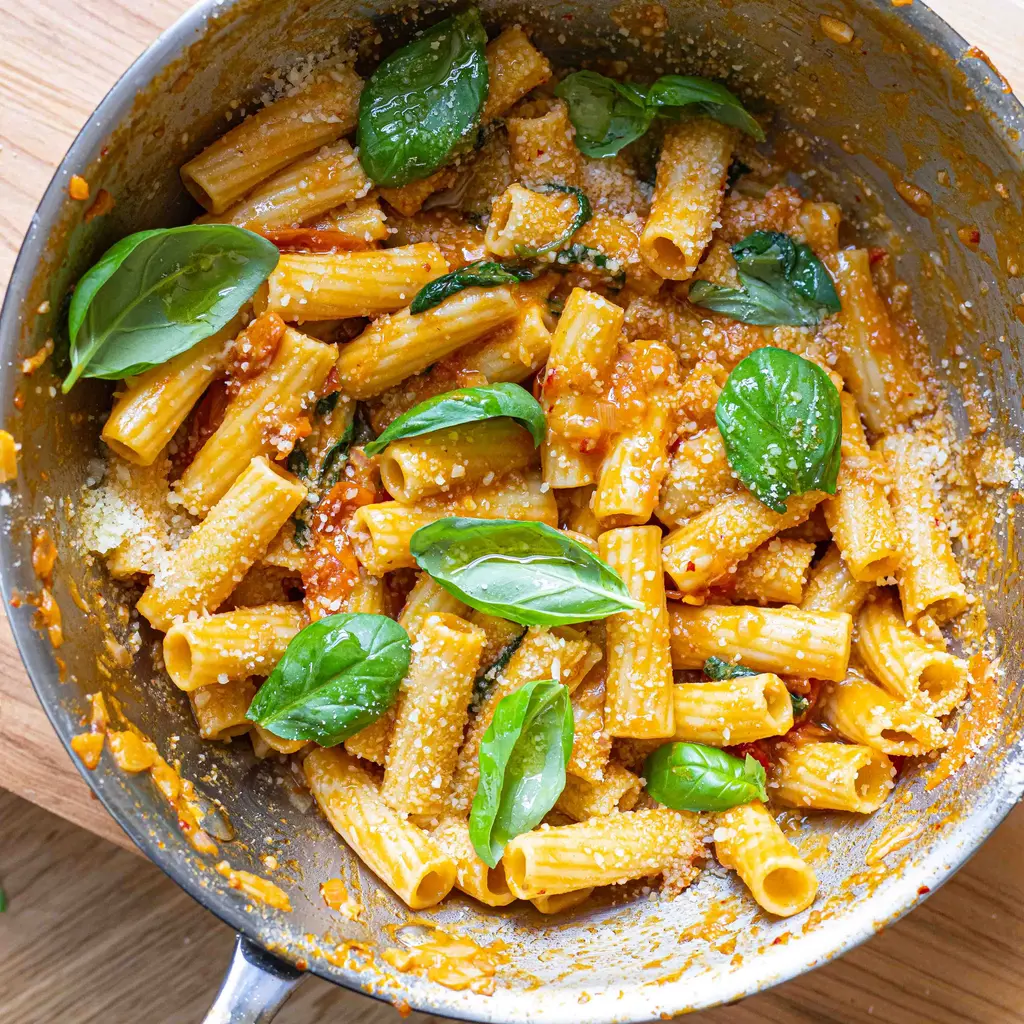 Spicy Vegan 'Nduja Rigatoni